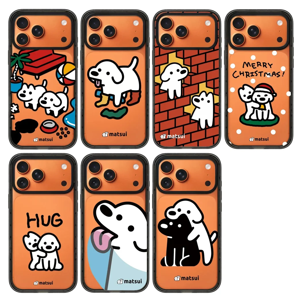 

Dog Brick 2.0 Acrylic Black Border Phone Cover for IPhone 12 13 14 15 16 17 Pro Max Case for IPhone 17 Air