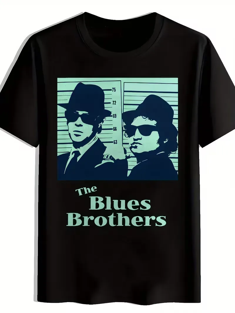 

[Blues Brothers Tee] Blues Music Graphic T-Shirt | Men's The Blues Brothers Shor