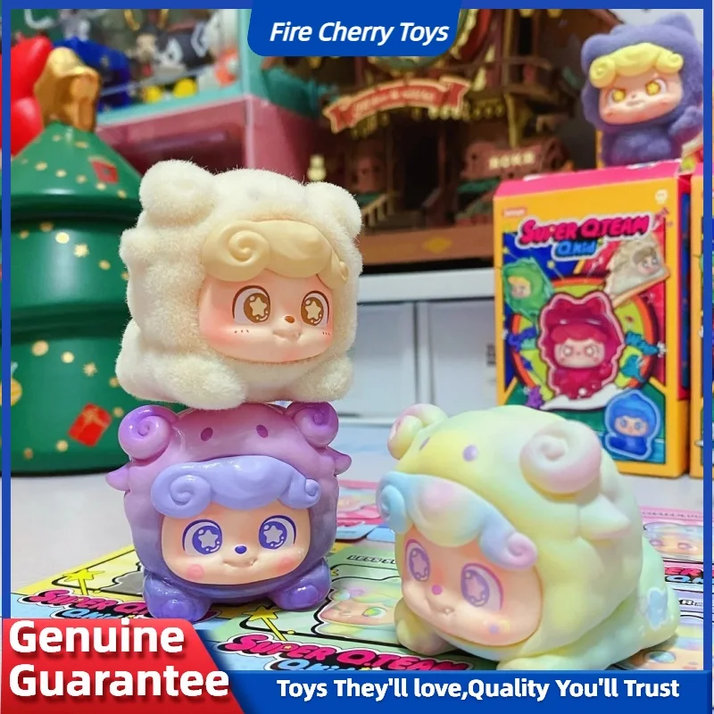 

Genuine 100% Q.Kid Super Q.Team Series Blind Box Anime Action Figure Surprise Mystery Box Home Decor Desktop Doll Gift