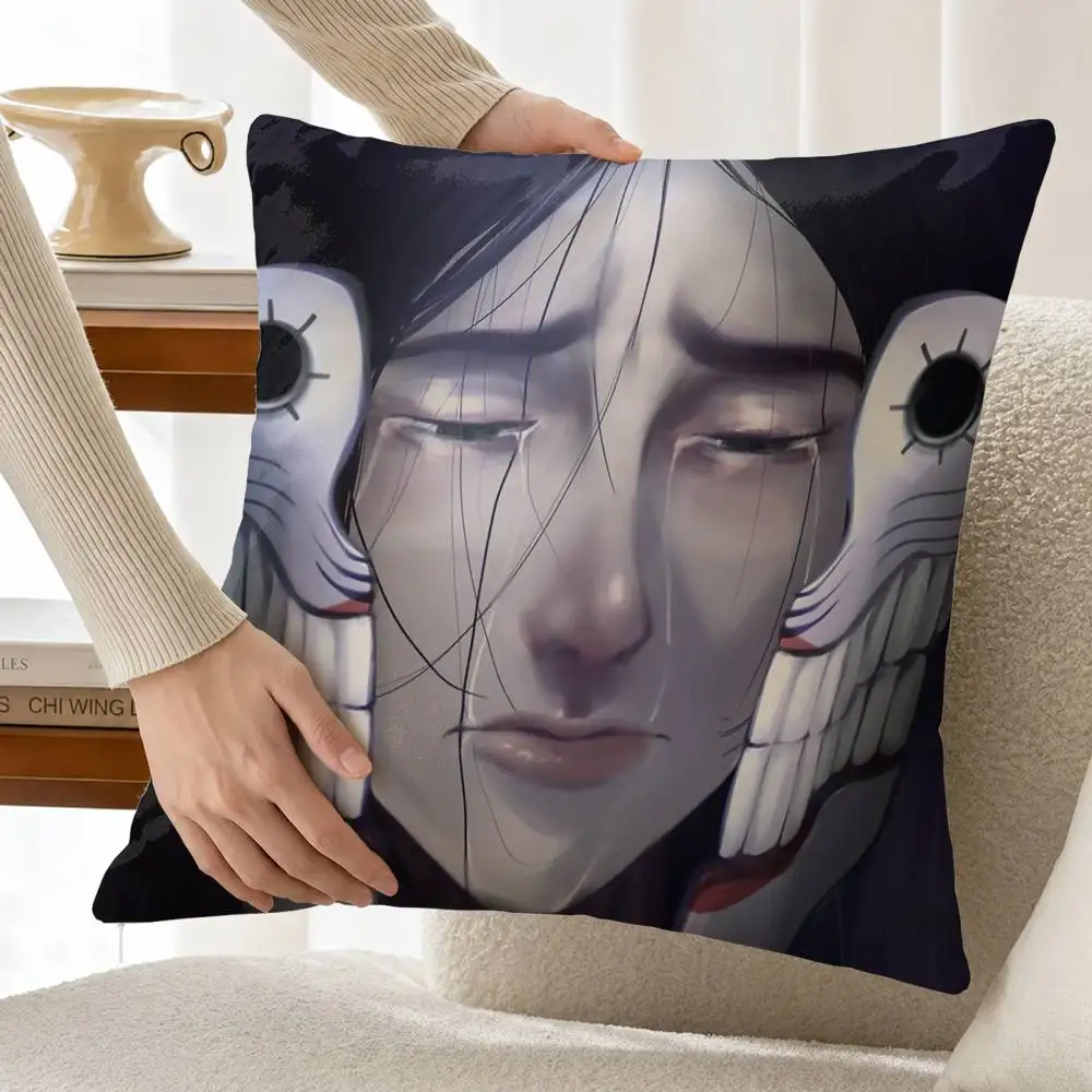 Anime Dan-DD A-Acrobatic Sarasara A-Aira Customizable Square Pillow case Double Sided Print Sofa Bedroom Decor Cushion Cover