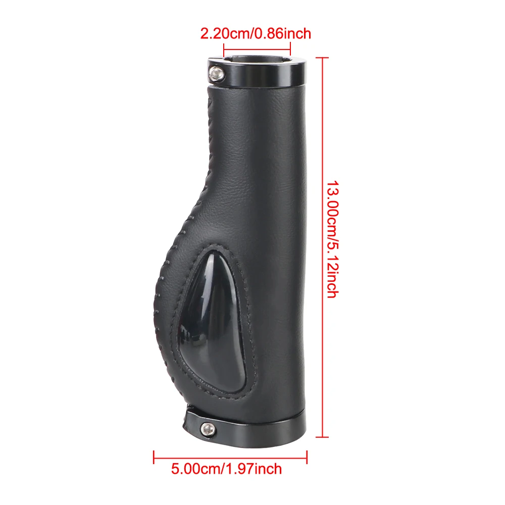Mountain bike guiador apertos cobre protetor de palma guardas bola de carne de silicone líquido amortecido couro do plutônio acessórios da bicicleta