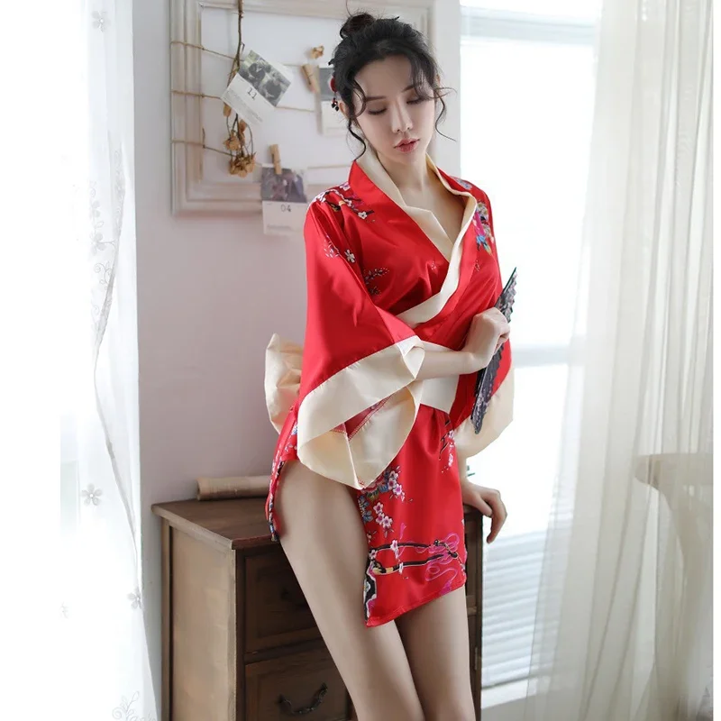 

Fashion New Style Japanese Kimono Seductive Woman'S Sexy Lingerie Cute Playful Role Play