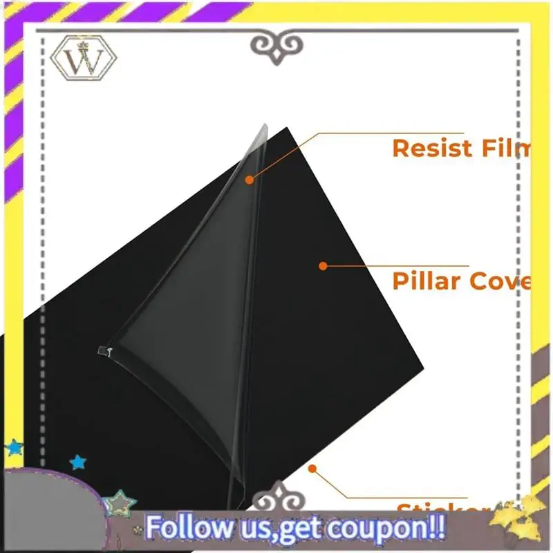 

ABXV-Car Window Moldings Bronco Window Moldings Anti Scratch Stickers For Ford Bronco 2021 2022 2023 4 Door Accessories