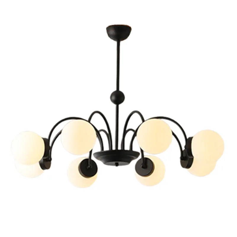 

Advanced black magic bean lamp medieval hall main lamp designer bedroom chandelier