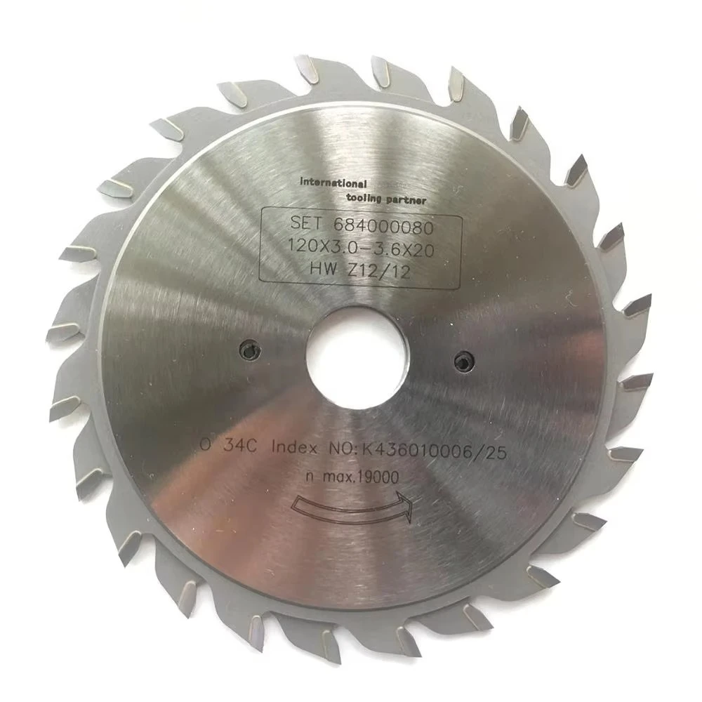 ITP Scoring Saw Blade Item# GL20 300mmx20mmx96 Teeth Steel 7600 RPM for Sliding Table Panel Saw