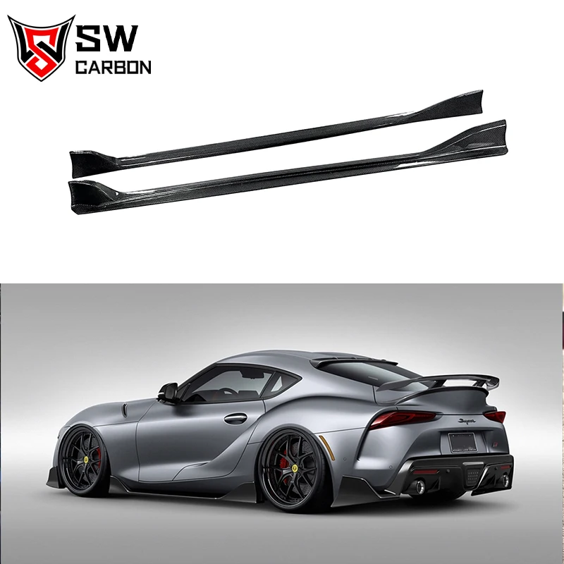 

Carbon Fiber Side Skirt Splitter for Supra A90 A91 MK5 MKV Lower Door Trim Side Skirts Body Kit Car Auto Parts Modified