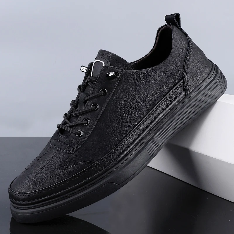 

High Quality Brand Thick Soled Men's Outdoor Hiking Shoes Retro Men's Genuine Leather Casual Shoes Handmade Soles Oxford Shoes