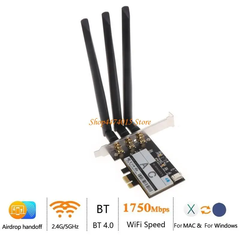 

BCM94360 Wireless USB Network Adapter 1750Mbps 2.4G/5Ghz Card Desktop Notebook Gaming Game Wifi Receiver Transmitter