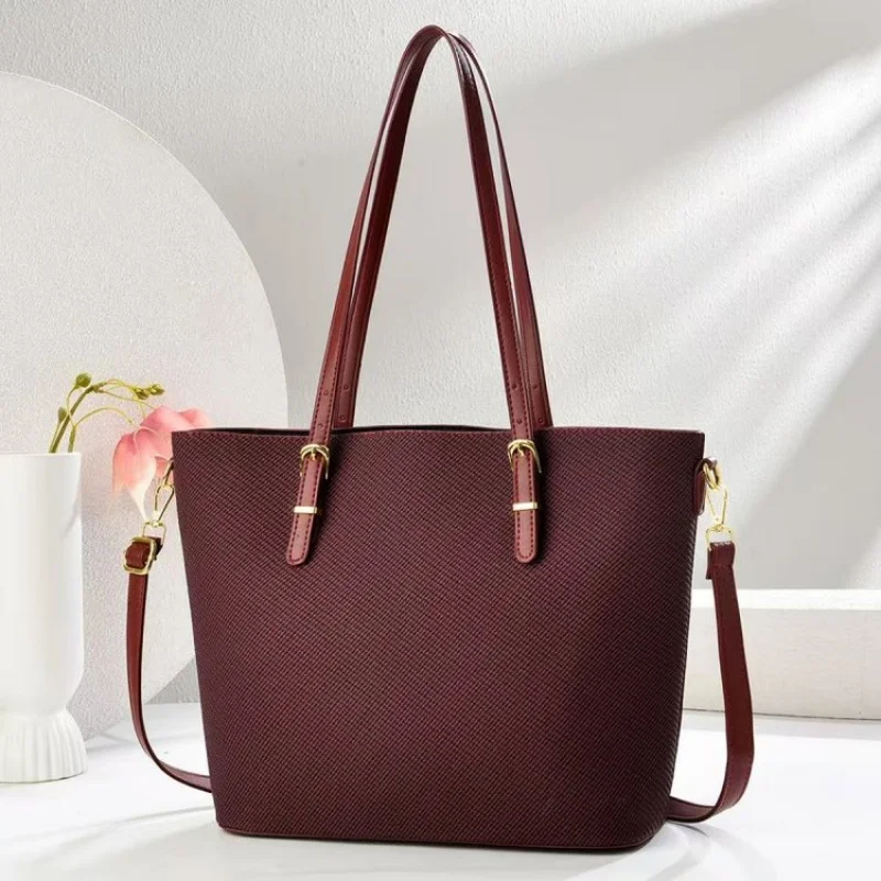 

Классическая женская сумка через плечо, кожаная сумка через плечо, элегантная роскошная брендовая популярная