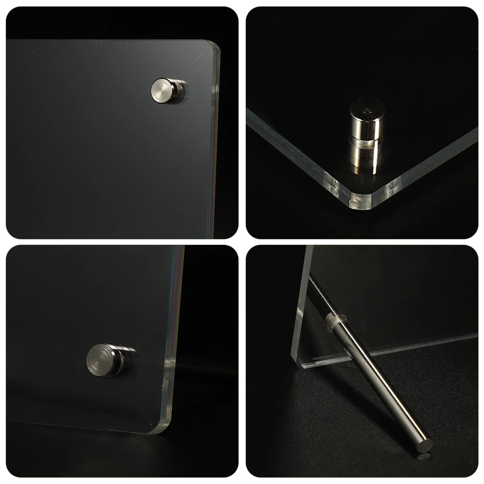 지폐 디스플레이 스탠드 사인 홀더 머니 홀더 모니터 스탠드 현금 달러 빌 아크릴 클립