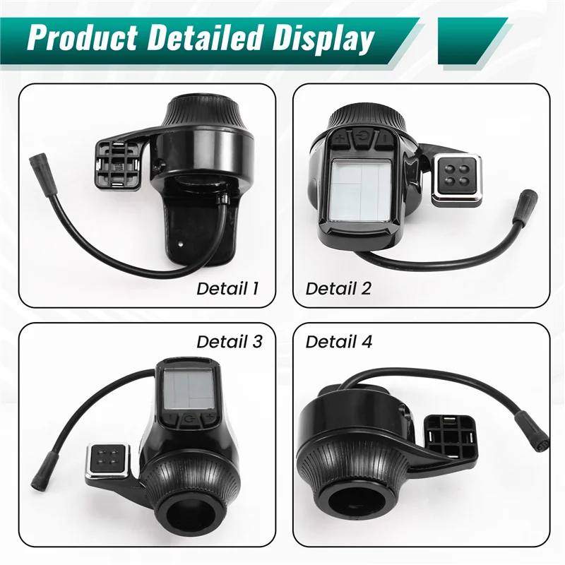 شاشة الكريستال السائل ل INOKIM OXO سكوتر كهربائي 60 فولت خنق لوحة القيادة مسرع إكسسوارات قطع غيار-AA74 #4