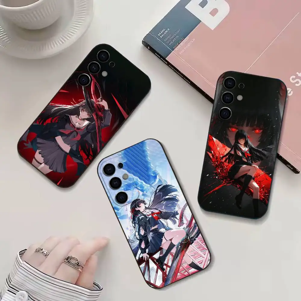 

wuthering waves C-Chisa Phone Case For Samsung S25,24,23,22,30,21,10,9,Ultra,Plus,Lite Black Soft Case