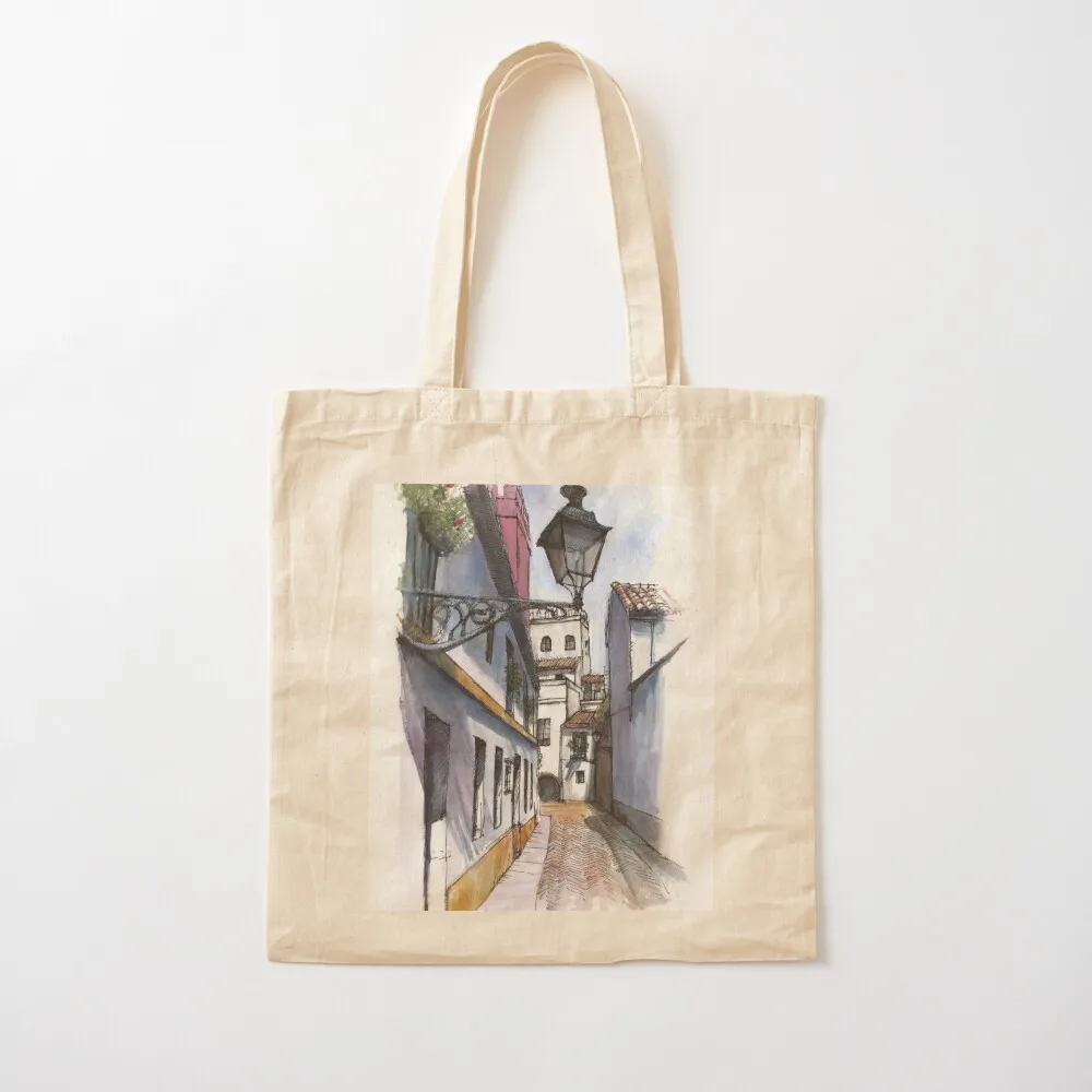 Santa Cruz neighborhood, Seville, Spain Tote Bag