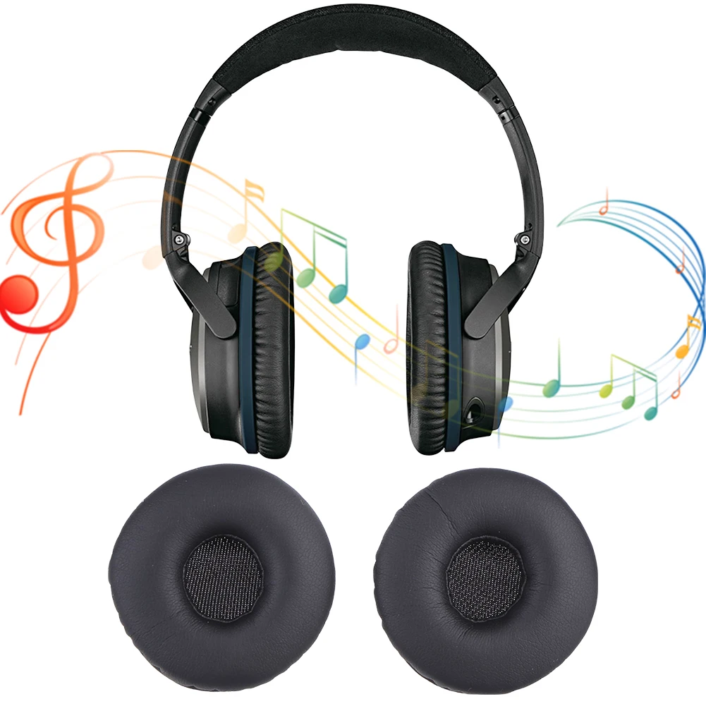 

1 Pair Replacement Ear Pads Cushions Protein Leather for Jabra Biz 2300 USB Duo/Biz 2300 QD for Jabra Biz 2300 USB MS Headphones