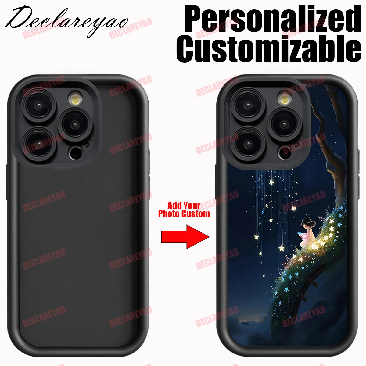 شخصية لتقوم بها بنفسك صور مخصصة يغطي ل Realme C75 V5 Q Q5 ملاحظة C71 7 60 C61 8 9 C63 Narzo 14 N63 غطاء حافظة صور