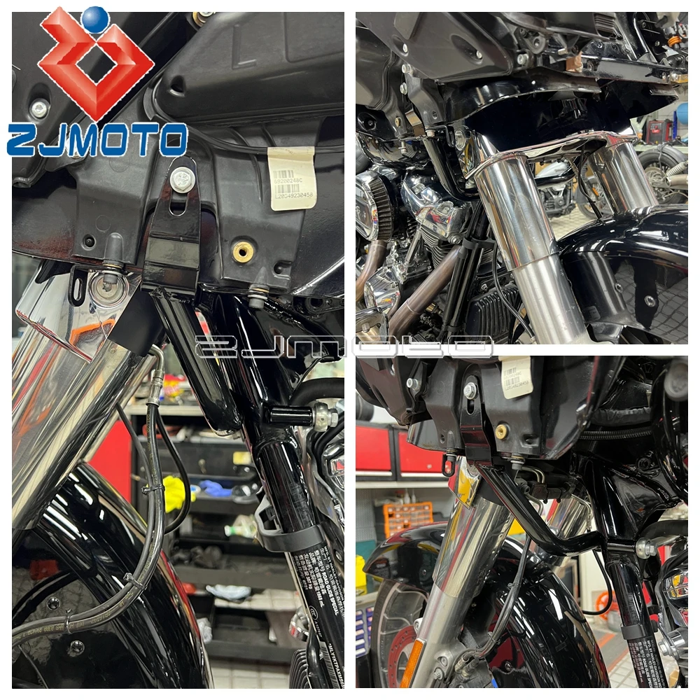 Staffa di supporto per carenatura moto per Harley Touring Road Glide FLTR FLTRX FLTRST FLTRXSE 15-up Cowl sinistra e destra Shore Up Rod