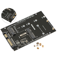 High-quality M.2 NGFF Or MSATA To SATA 3.0 Adapter USB 3.0 To 2.5 SATA Hard Disk 2 In 1 Converter Reader Card
