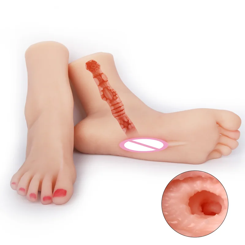 Pieds féminins modèle vagin masturbateur pour hommes pour hommes marchandises jouet accessoires de Masturbation homme masturbateur pour hommes jouets sexuels artificiels