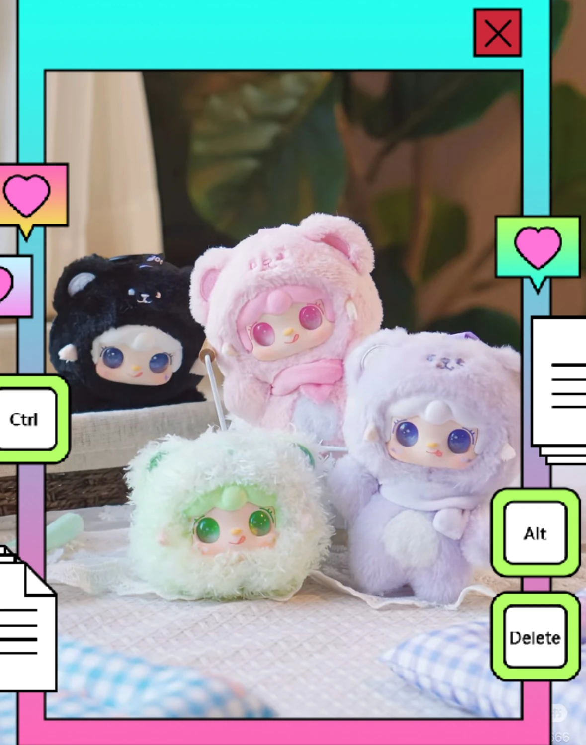

Подлинная Yooki V4 кислород четвертого поколения Bite Bear серии глухая коробка плюшевая виниловая подвеска подарок