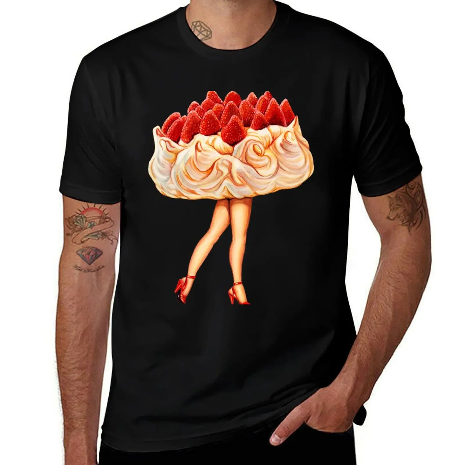 Cake Walk - Pavlova T-Shirt Casual Work Wear T-Shirt