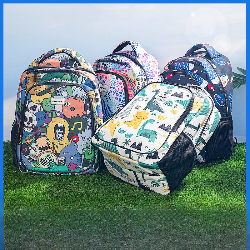 

Teen Shoulders Backpack Printing Laptop Backpack Breathable Spine Protection Students Schoolbag Large Capacity Travel Backpacks