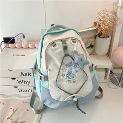 Casual Softback Large Capacity Nylon Backpacks Soft Handle 2024brand Bags for Women Canvas Interior Compartment Zipper Backpacks