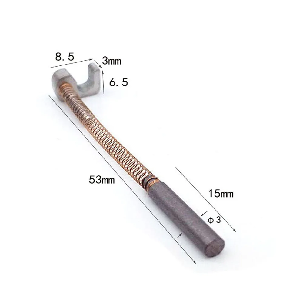 10 قطعة φ3*60 مللي متر المغزل فرشاة الكربون أدوات أشباه الموصلات لآلة القطع DFD6361 EAD6340 AWD NCBZ ديسكو TSK آلة المنشار #6