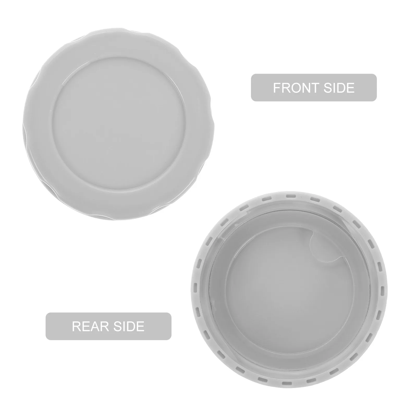 10pcs Leakproof Baby Bottle Caps Replacement for Wide-Mouth Bottles – Screw Lids with Sealing Ring