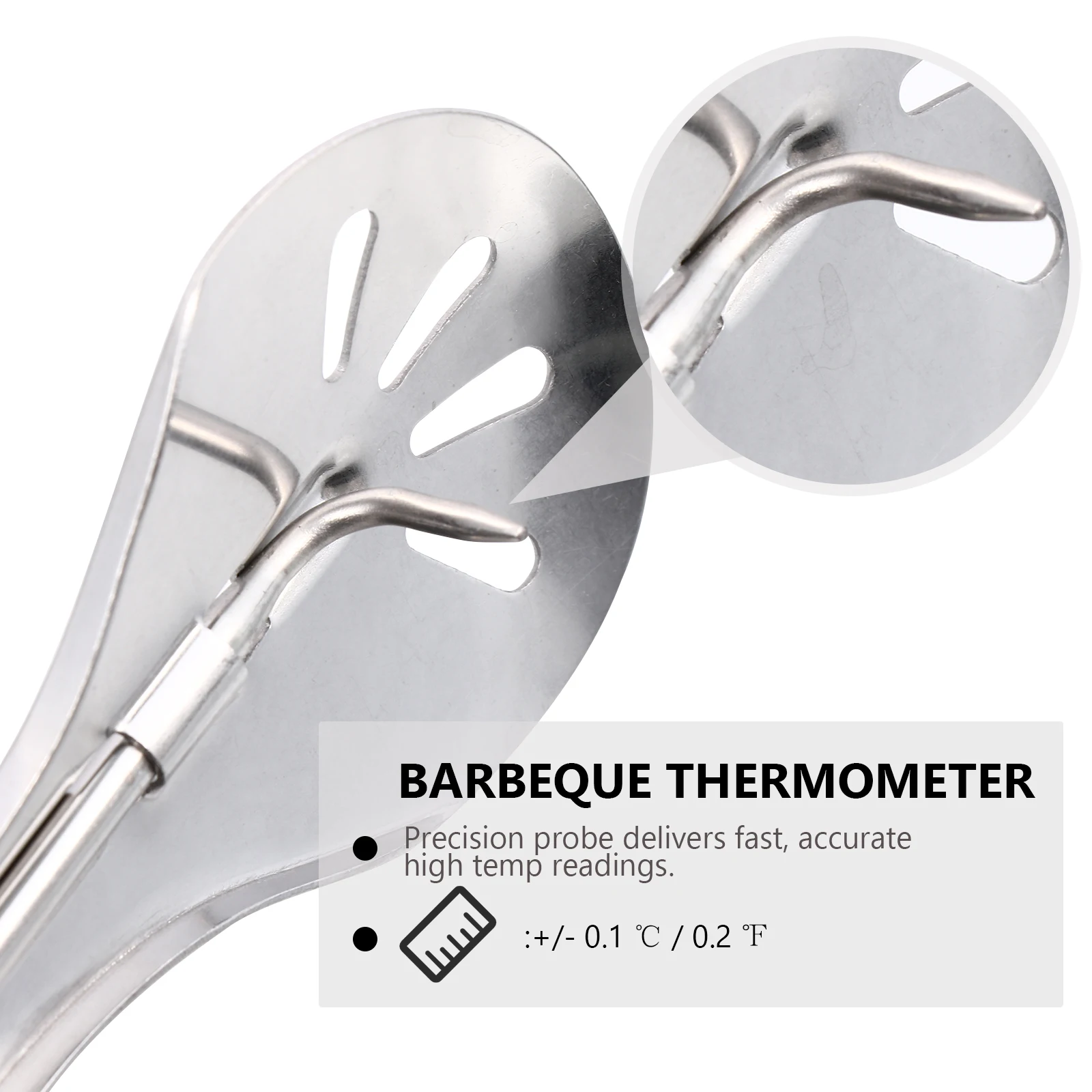 

Digital BBQ Meat Thermometer Stainless Steel Black High Temp Reading Food Tong Kitchen Tool Precision Cooking Gadgets