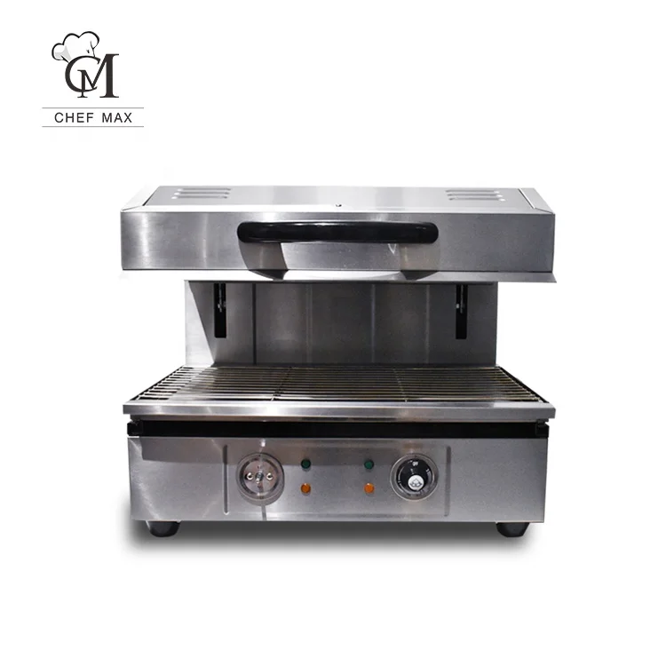 CHEFMAX Kommerzielles Restaurant Salamander Kochen Küchengeräte Edelstahl Elektro/Gas Infrarot Salamander Grillofen