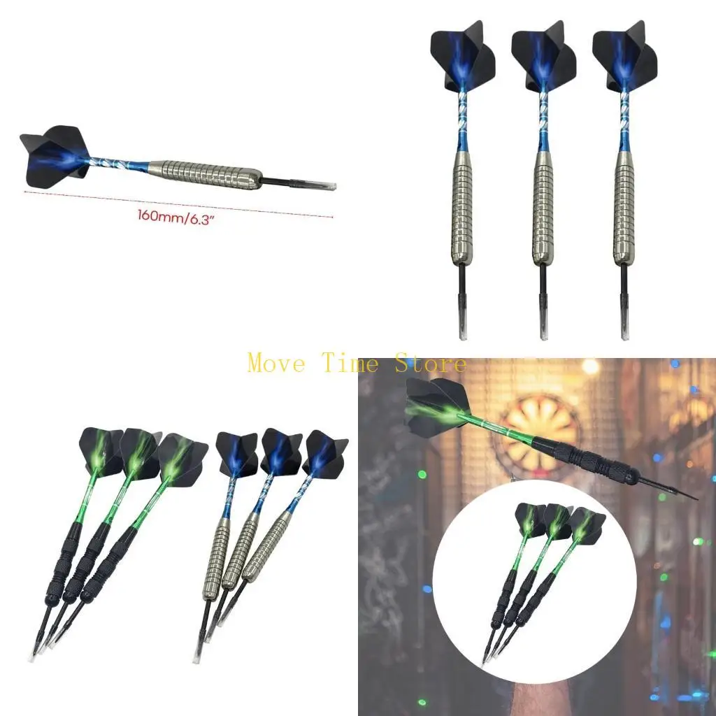92ME Steel Point Darts PET Flight Aluminum Darts Shafts Iron Barrels Steel Tip Darts