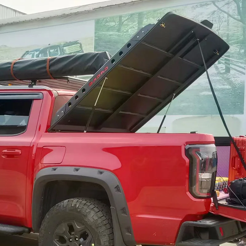 Hot-Selling Waterproof Load-Bearing Hydraulic Lift Bed Tonneau Cover for Off-Road Pickup Trucks, Suitable for JMC Dadao