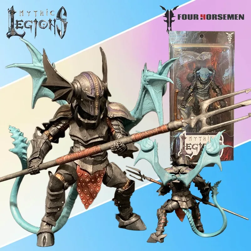 

Four Horsemen Studios Genuine Mythic Legions Series Legion of Arethyr Lesser Demon Commander Malephar Movable Model Collection