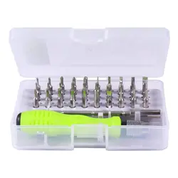 32-in-1 Mini Precision Screwdriver Set with 30 Magnetic Screwdriver Bits Manual Repair Tools for iPhone PC Watch Computer Repair