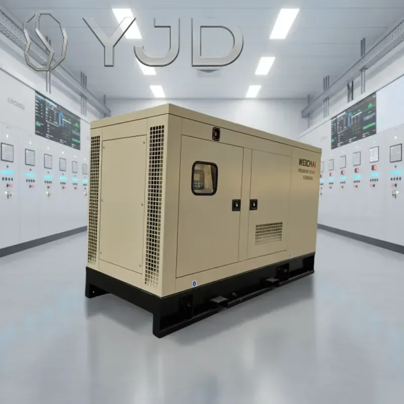 YJD Global Power Industrial Silent Diesel Generator 3 Phase Four Stroke 10-40kw Reliable Power Solution ATS Remote Control 1800