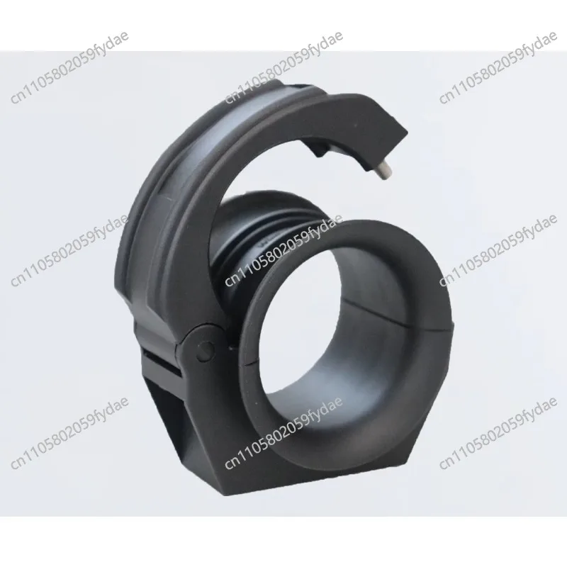 Double bell mouth guided sliding fixed seat robot pipeline package hose sliding bracket