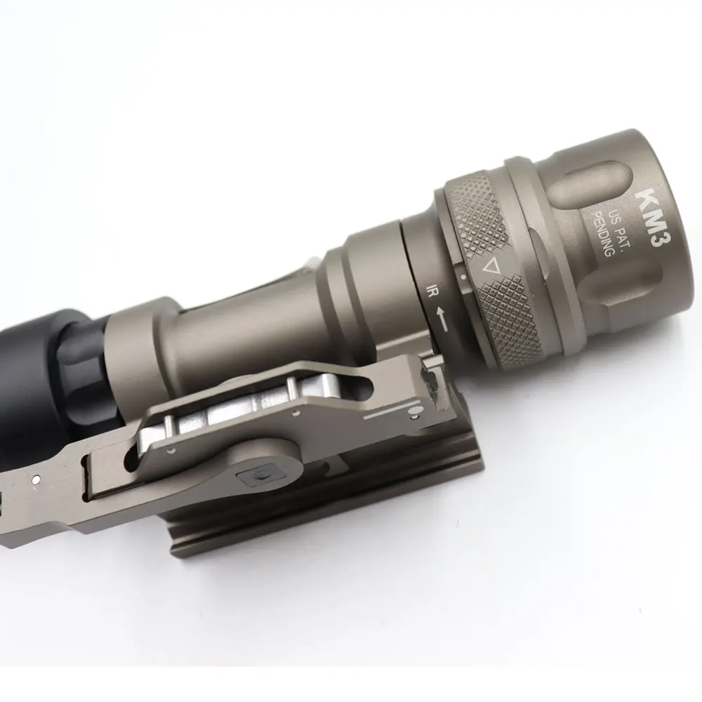 M952V IR Scout Tactical Weapon Light LED White Light Output Waterproof Remote Switch Pressure Flashlight QD Mount Picatinny Rail