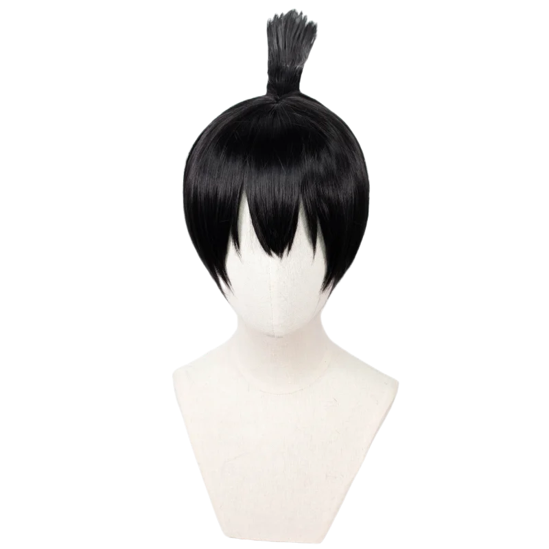 Pelucas de Cosplay ND Aki Hayakawa, peluca de motosierra para hombre, pelucas de pelo de Cosplay de Anime para Comic Con Coser, fiesta de disfraces resistente al calor