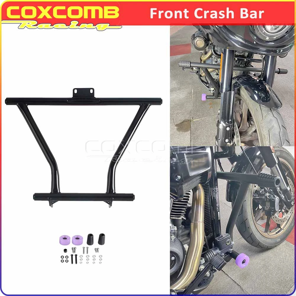 

Защита от падения мотоцикла, защита двигателя, бампер, передняя дорожная защита для Harley Softail Low Rider ST 117 FXLRST 2022 2023