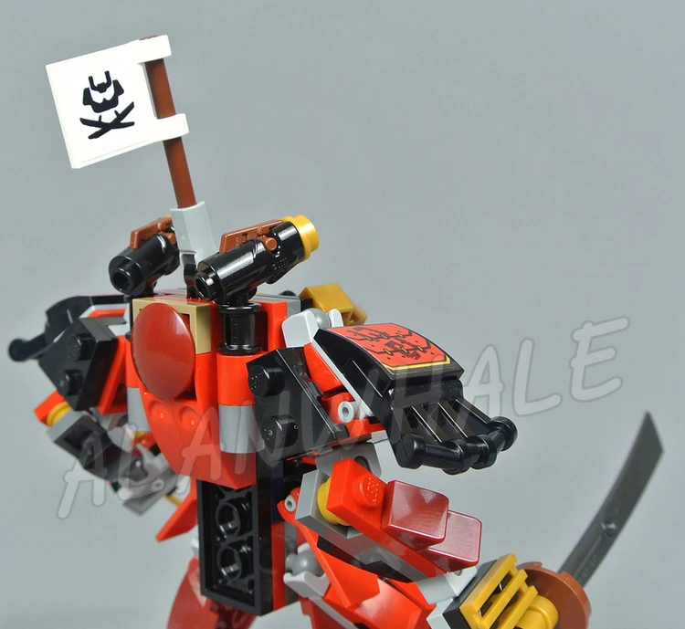 160pcs  The Samurai Robots Warrior Battle Machine 11159 Building Blocks Sets Bricks Compatible with Model