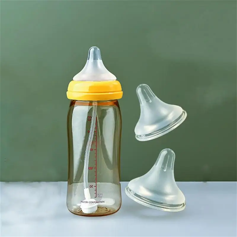 

5pcs Wide-caliber Pacifier Baby Bottle Accessories Breast Milk Nipples Food Grade Silica Gel Nipple Mother And Baby Supplies