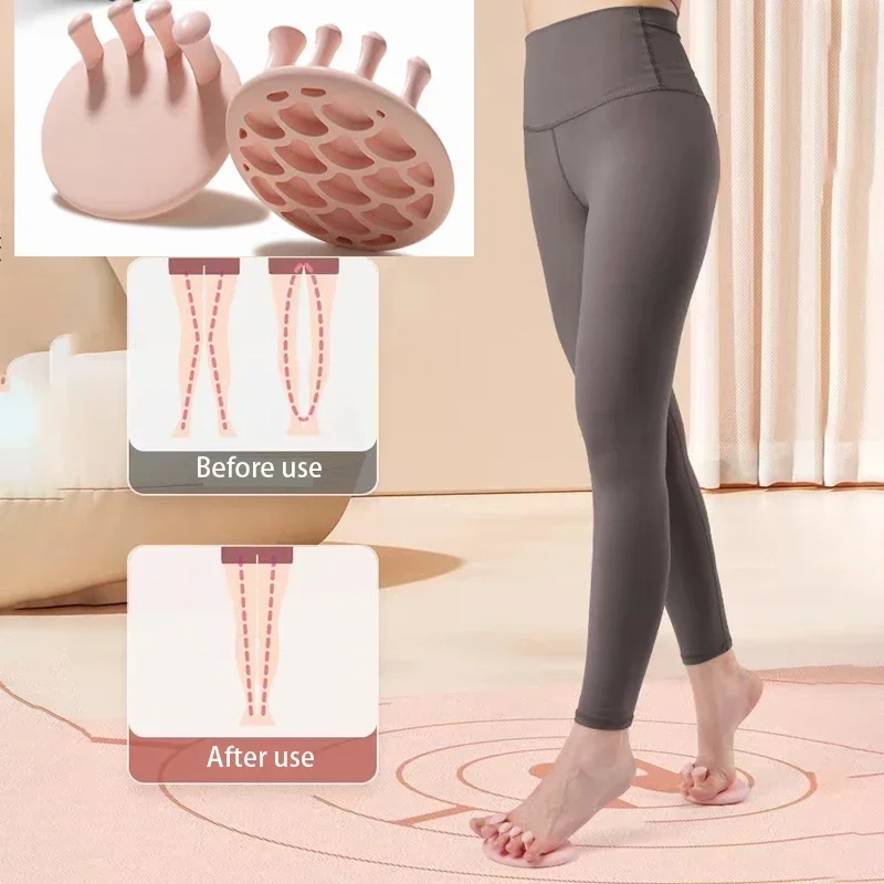 Arco pé trainer fitness perna dedos função plantar exercitador polegar valgus corrector dedo do pé talas nádegas arco trainer 1 par