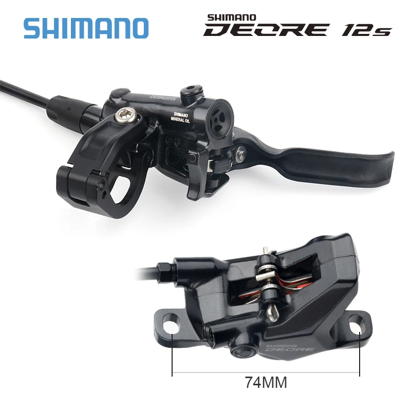 SHIMANO DEORE M6100 2 Piston Mountain Bikes Hydraulic Disc Brake and Rotor RT56 160/180MM LFRR/RFLR  BR BL-M6100 MTB Brake