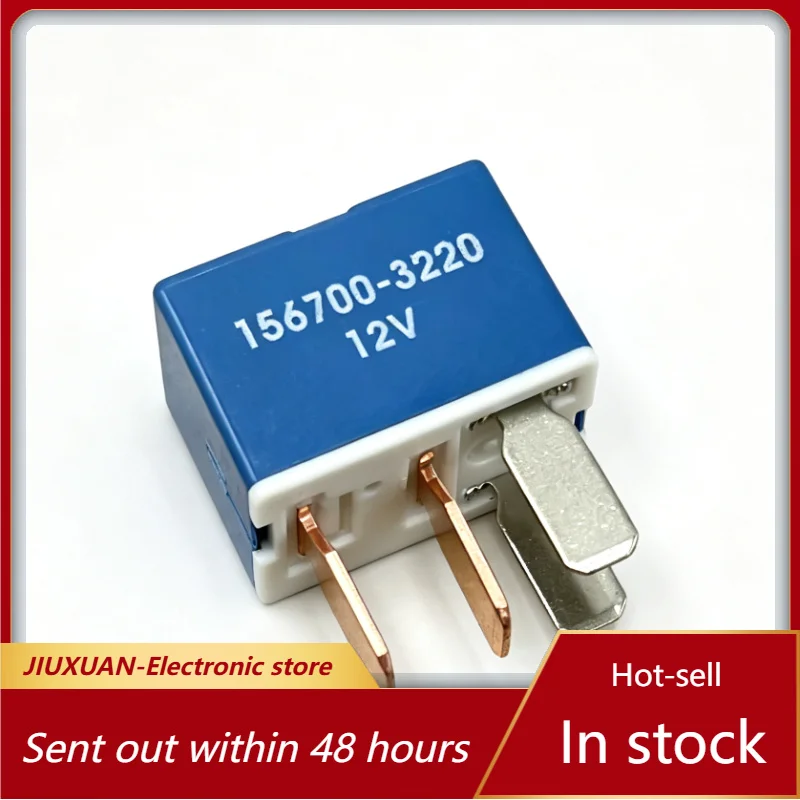 New 1pcs/lot 156700-3220 DC12V 4Pin Blue Large Terminal Automotive Plug Relay
