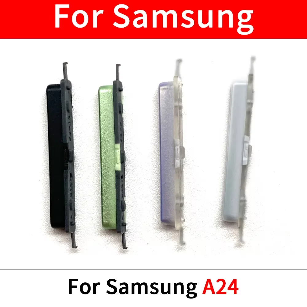 100Pcs，For Samsung A04 A04S A04E A05 A05S A06 4G A25 A26 A16 A23 5G A36 A24 A35 A42 A55 A10E A20E Power Volume Side Button Key image 6