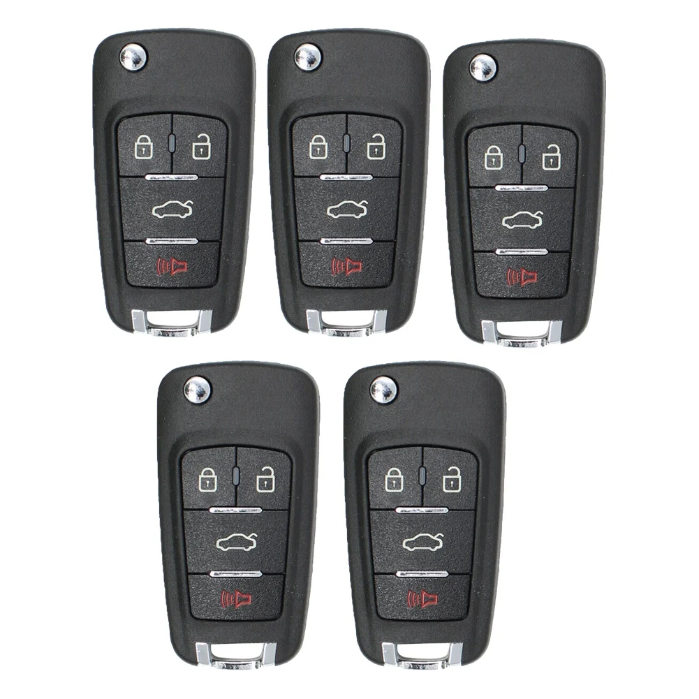 5Pcs/Lot KEYDIY B18 Universal 4 Button B-Series Remote Car Key for KD900 KD900+ URG200 -X2 Mini