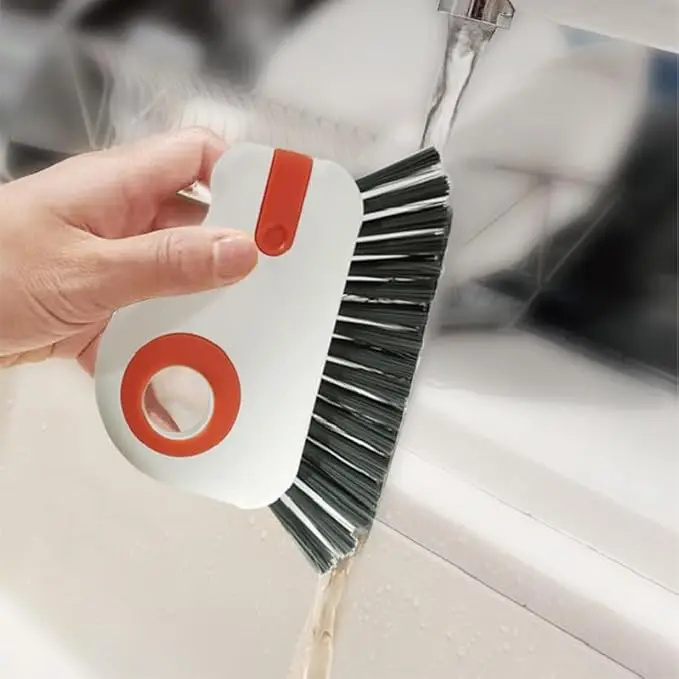 2 in 1 Groove Cleaning Brush Window Track Cleaning Tools Sliding Door Track Floor Gap Brushes Hand-held Crevice Cleaner