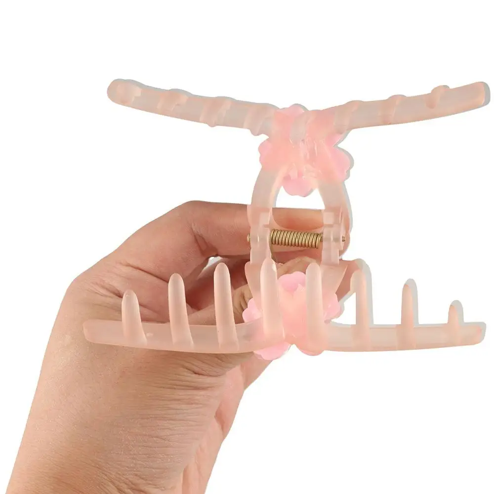 Kawaii ساكورا ساكورا دبوس الشعر إكسسوارات الشعر زهر الكرز زهرة مشبك شعر الانفجارات مقاطع جانبية الوردي الحلو المشابك النساء