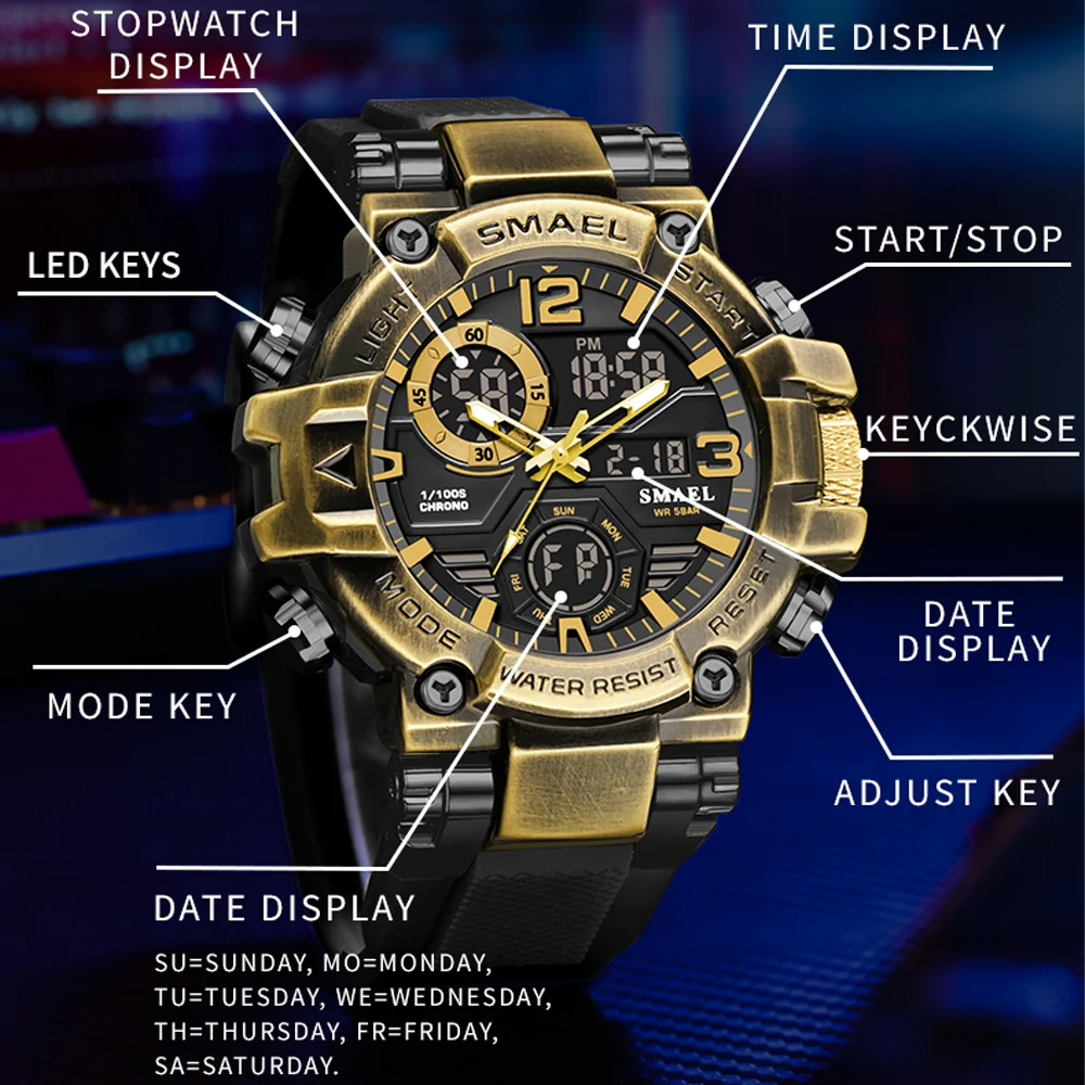 Thumbnail 2 - #17 New LED Digital Watches Arrivals