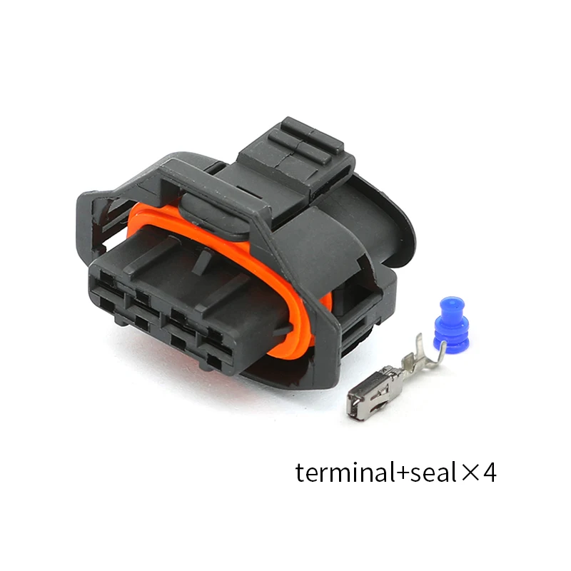 1928403913 Bosch type automotive connector male and female end rubber shell sensor 4-hole female head
